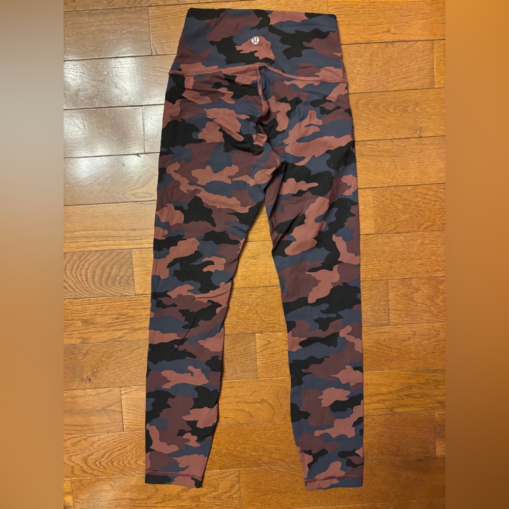 Lululemon Camouflage Align Leggings Blue/Brown/Black